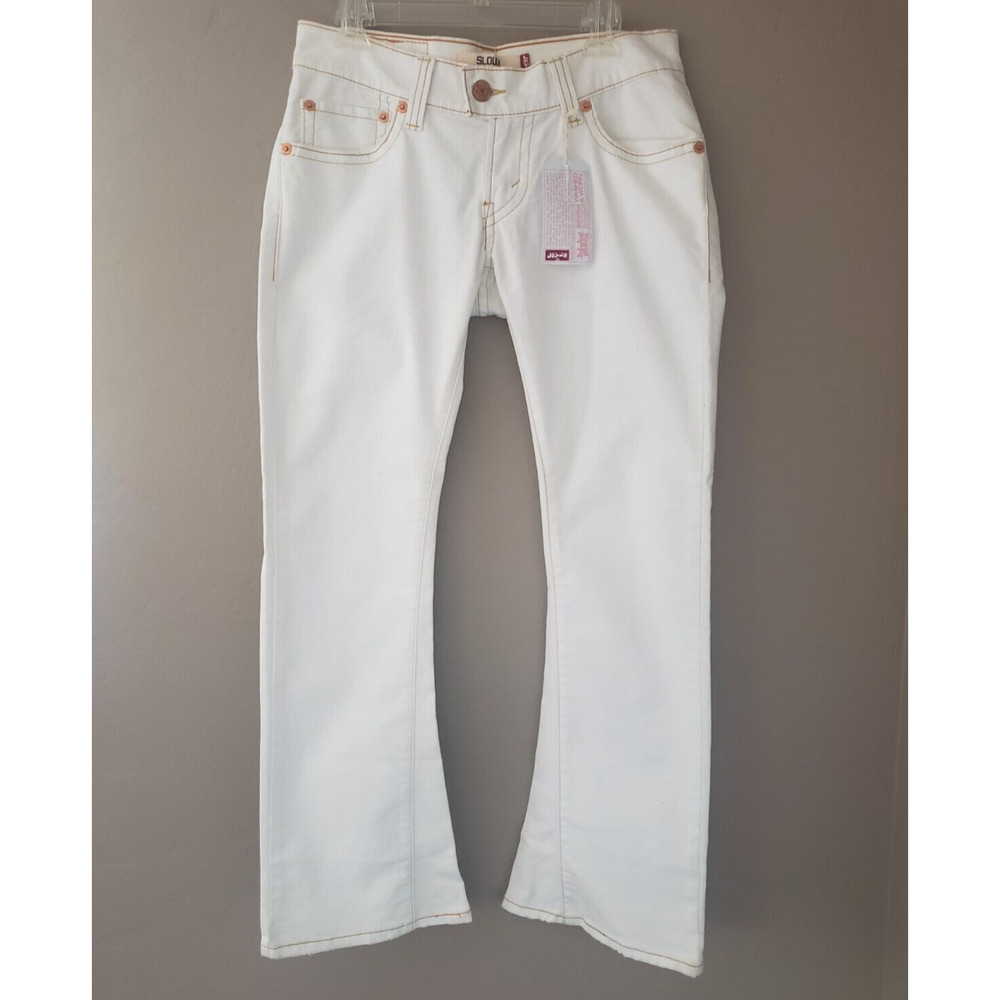 VTG Levi's Womens 504 Low Rise LMT Ed Reissued Slouch Flare Flap Pockets. Sz 9 M